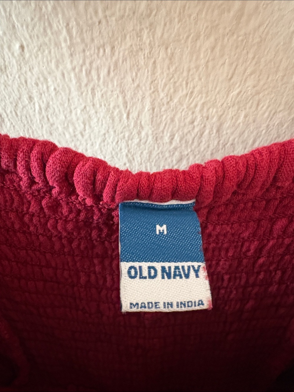 Old Navy Red Cotton Sleeveless Dress - Picture 3 of 4